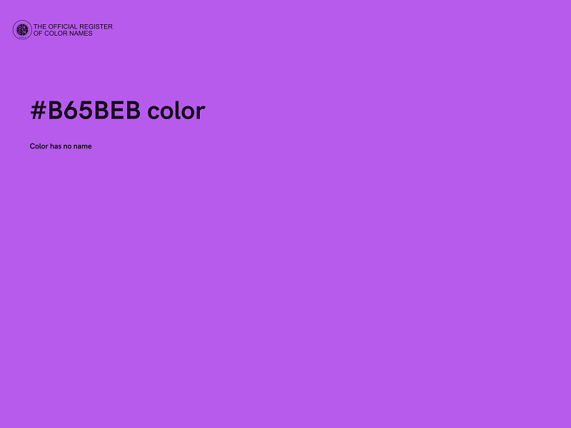 #B65BEB color image