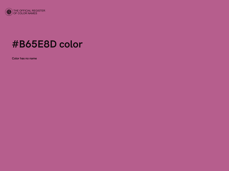 #B65E8D color image