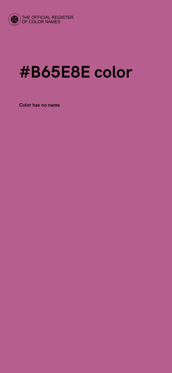 #B65E8E color image