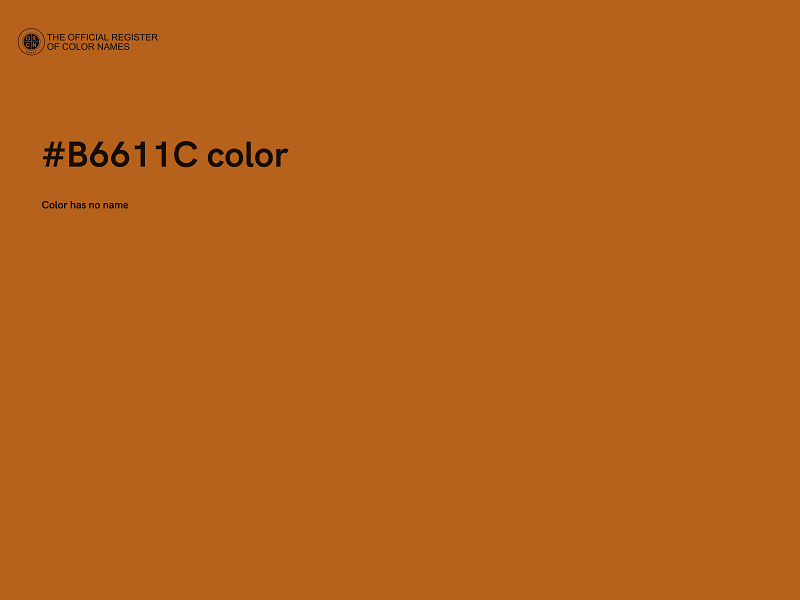 #B6611C color image