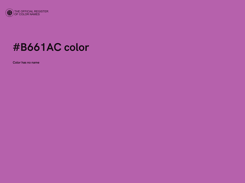 #B661AC color image