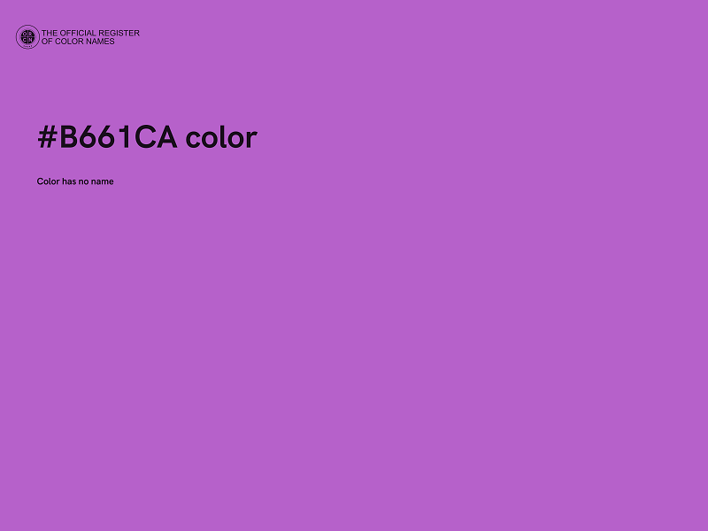 #B661CA color image