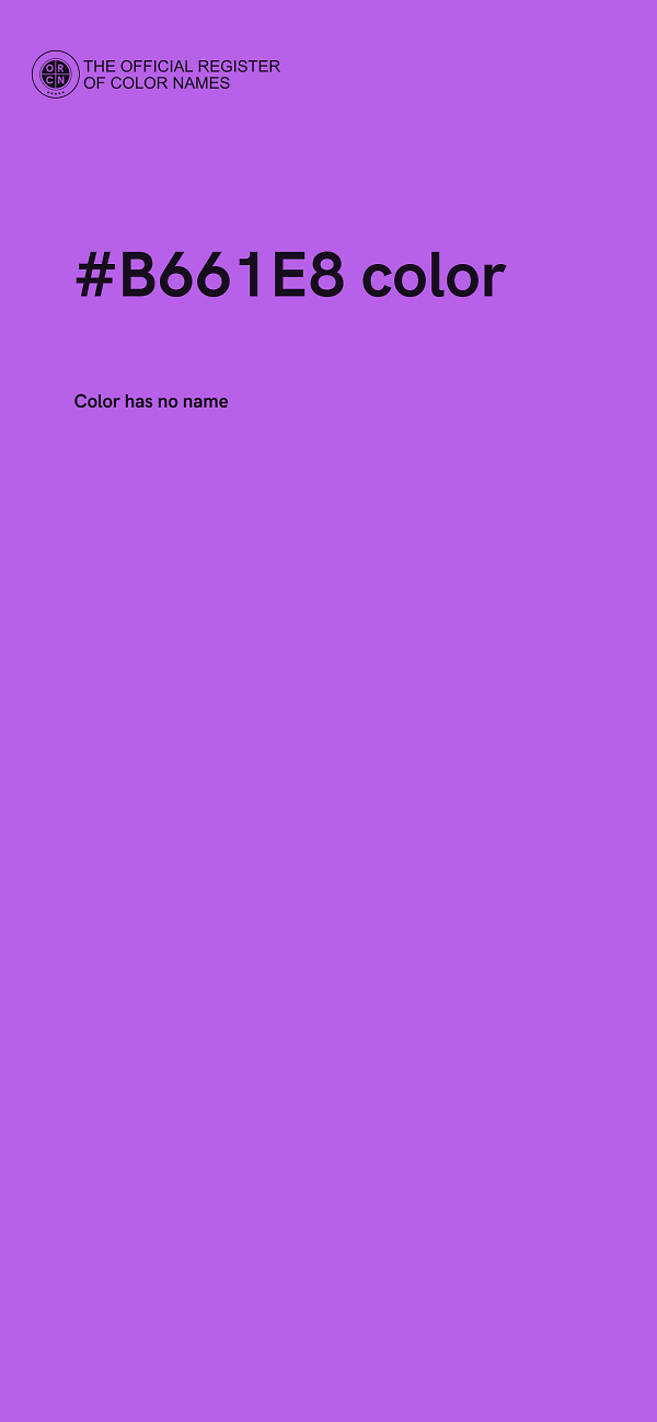 #B661E8 color image