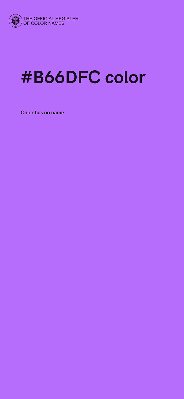 #B66DFC color image