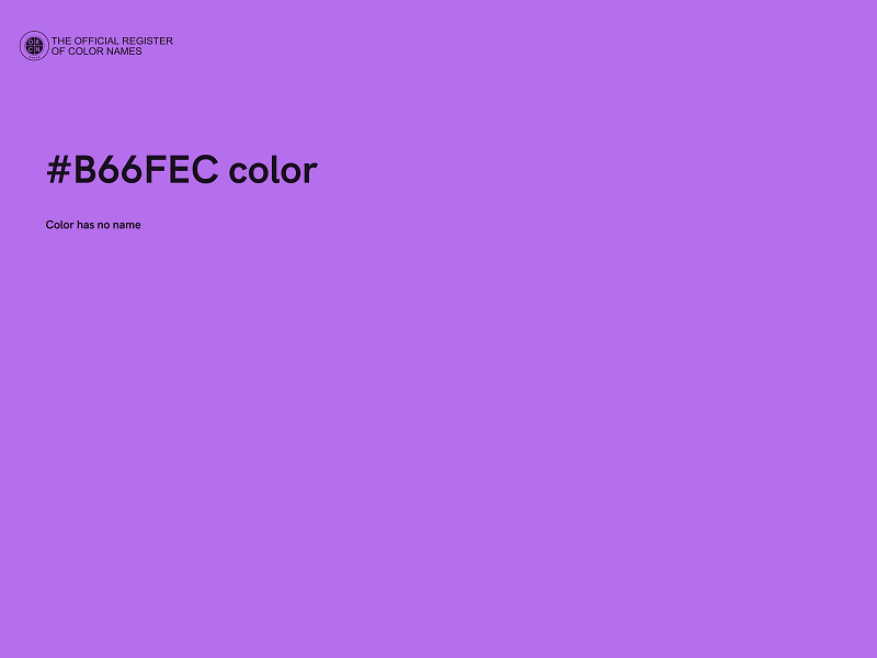 #B66FEC color image