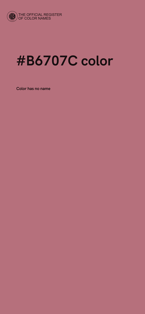 #B6707C color image