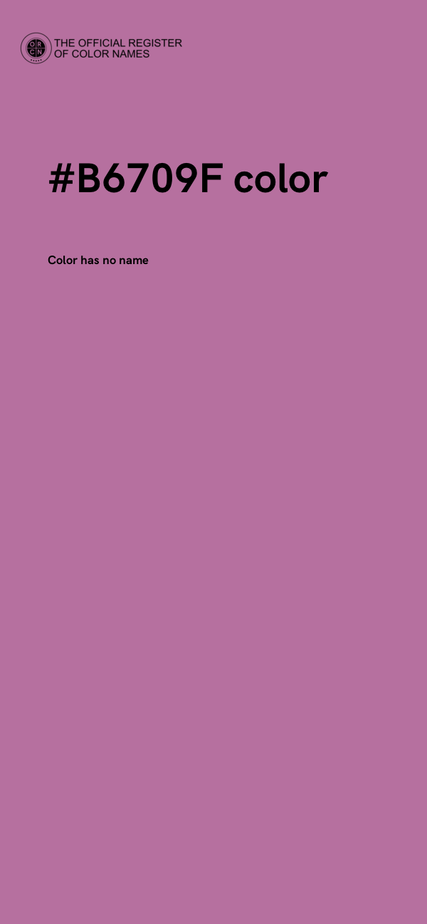 #B6709F color image