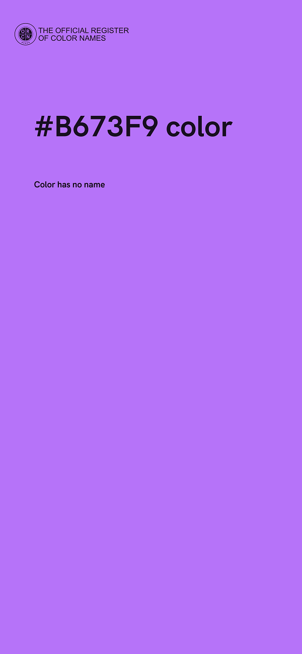 #B673F9 color image
