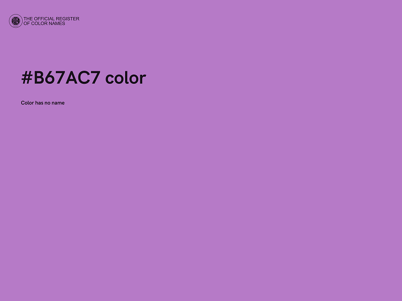 #B67AC7 color image