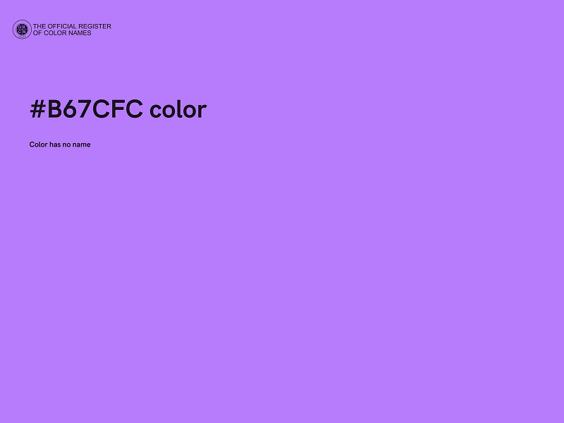 #B67CFC color image
