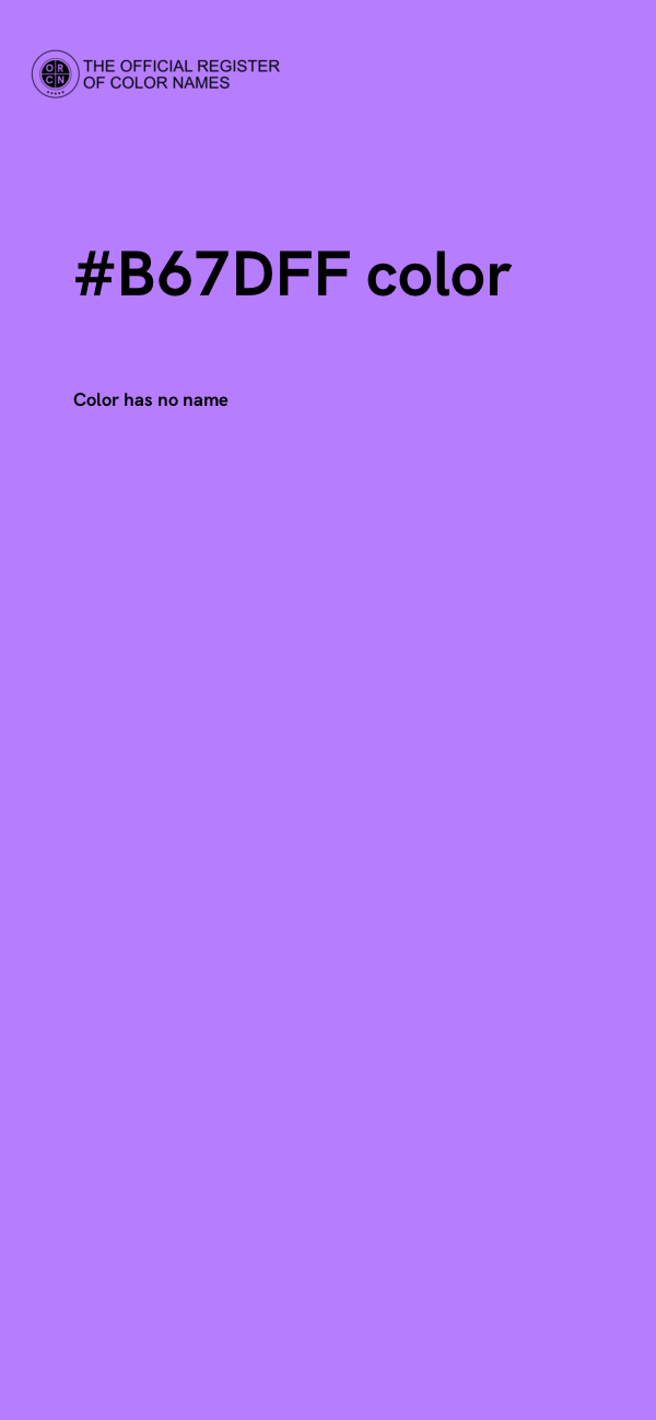 #B67DFF color image