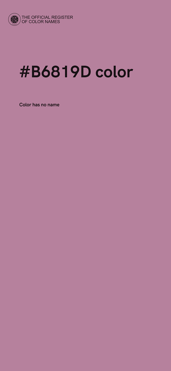 #B6819D color image