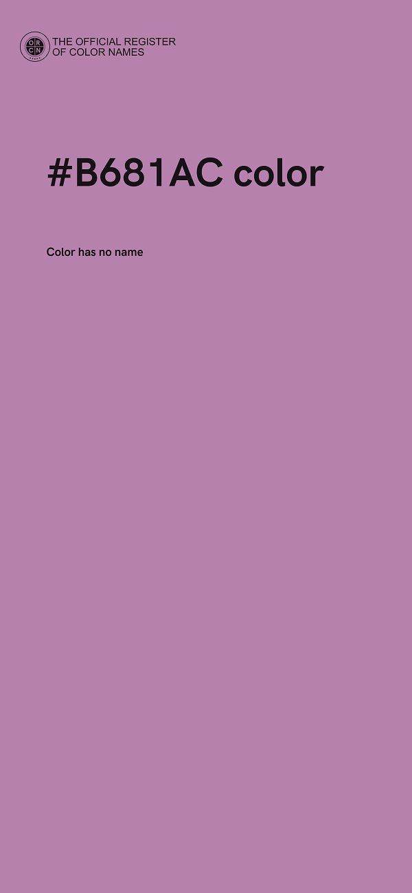 #B681AC color image