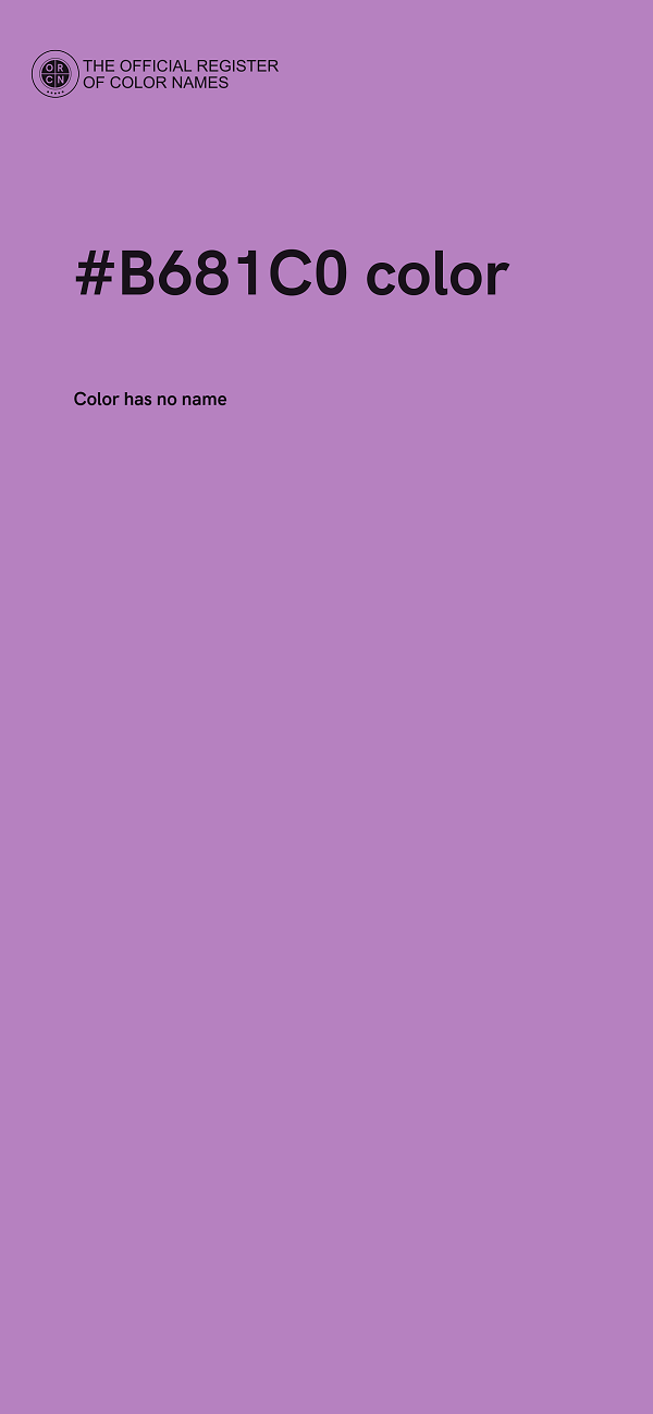 #B681C0 color image