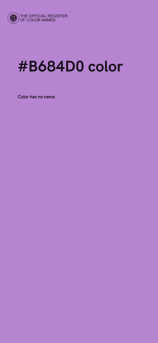 #B684D0 color image