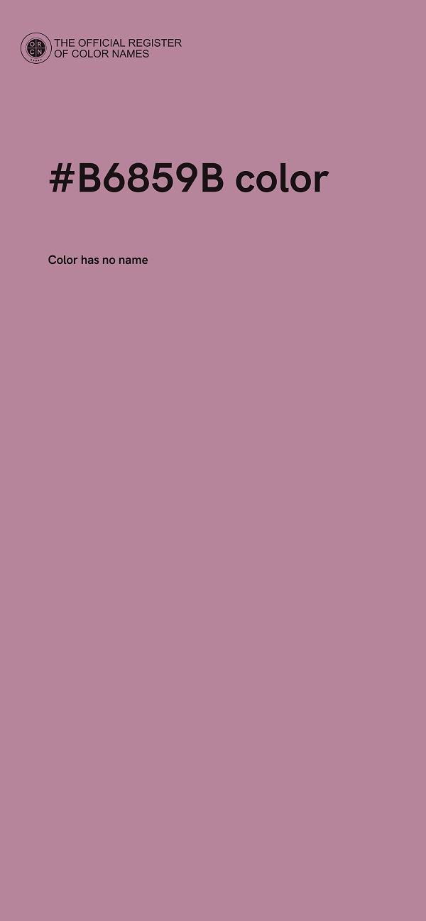 #B6859B color image