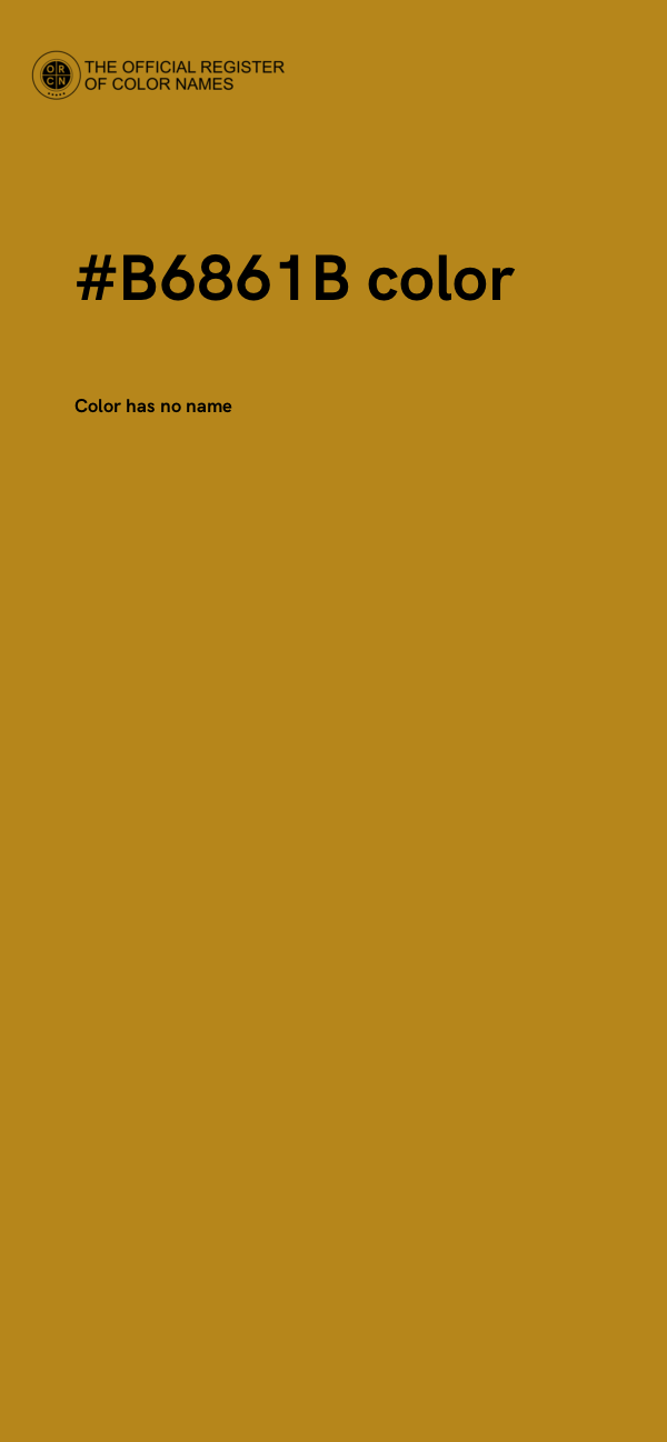 #B6861B color image