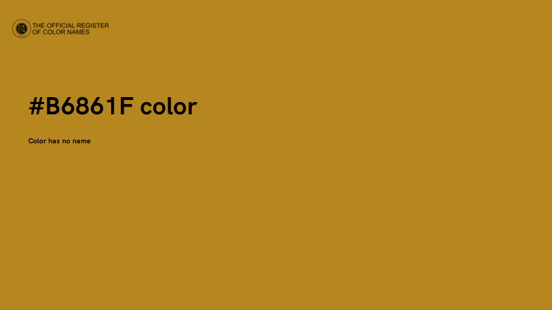 #B6861F color image