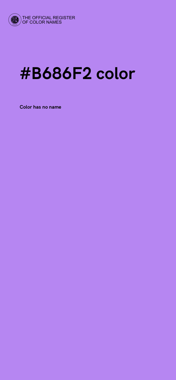 #B686F2 color image