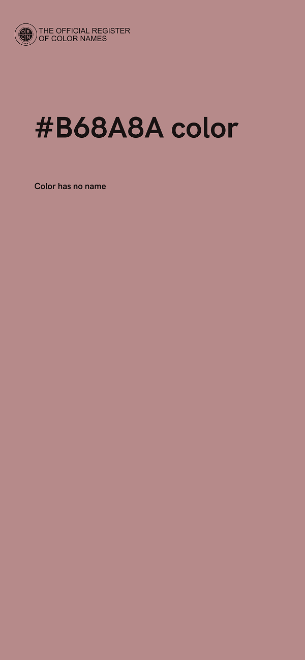 #B68A8A color image