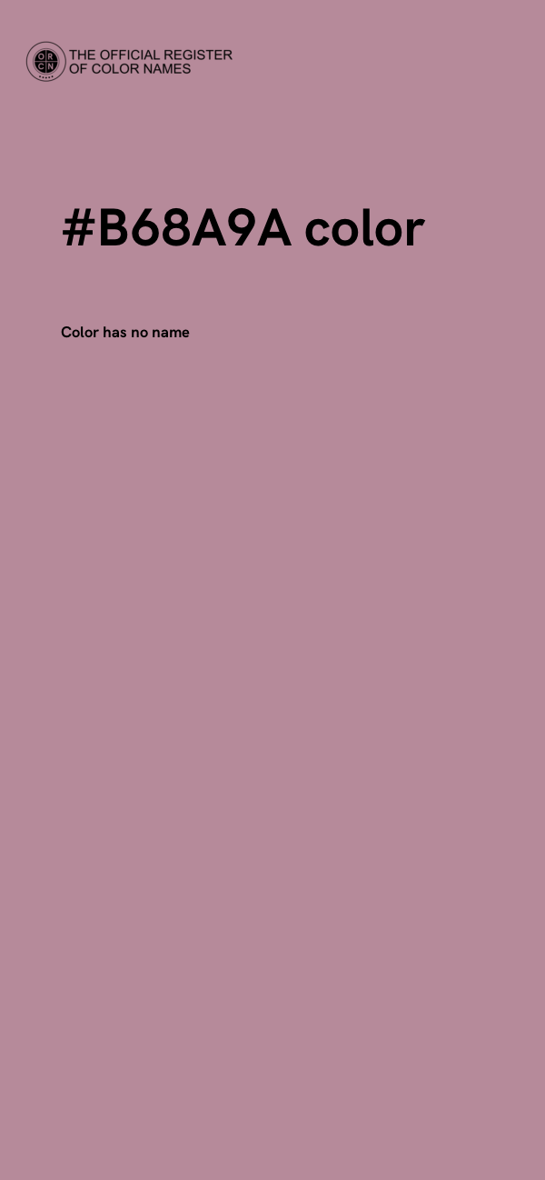 #B68A9A color image