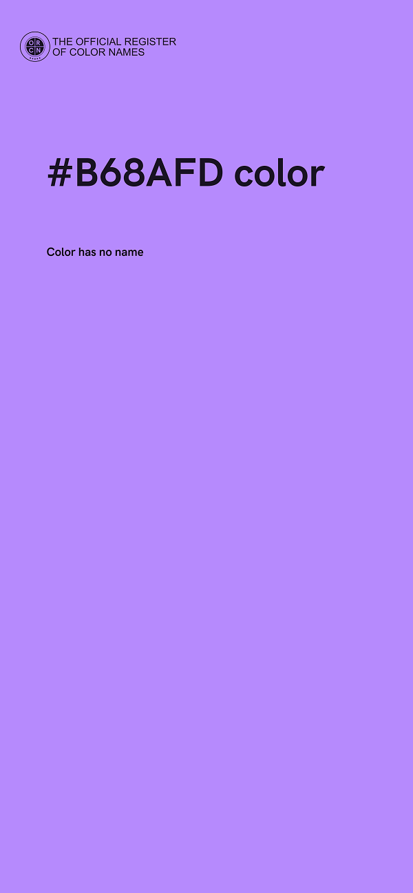 #B68AFD color image