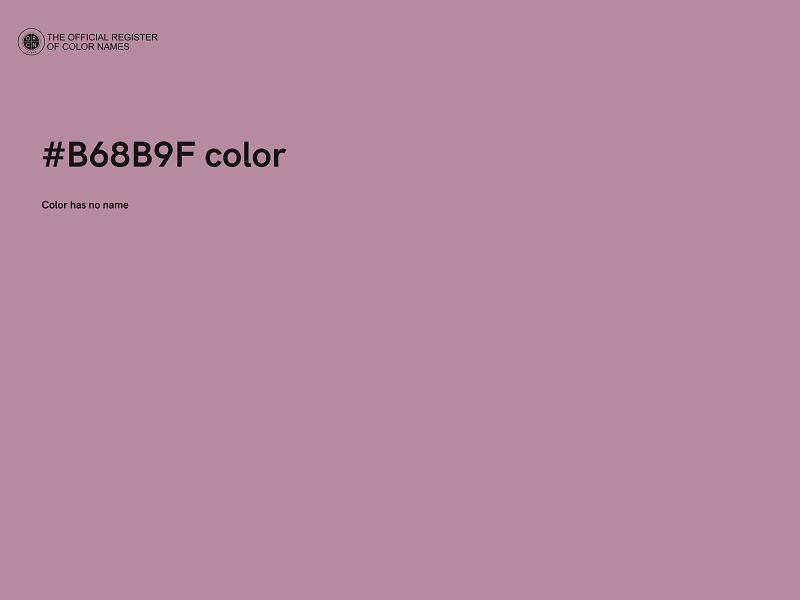 #B68B9F color image