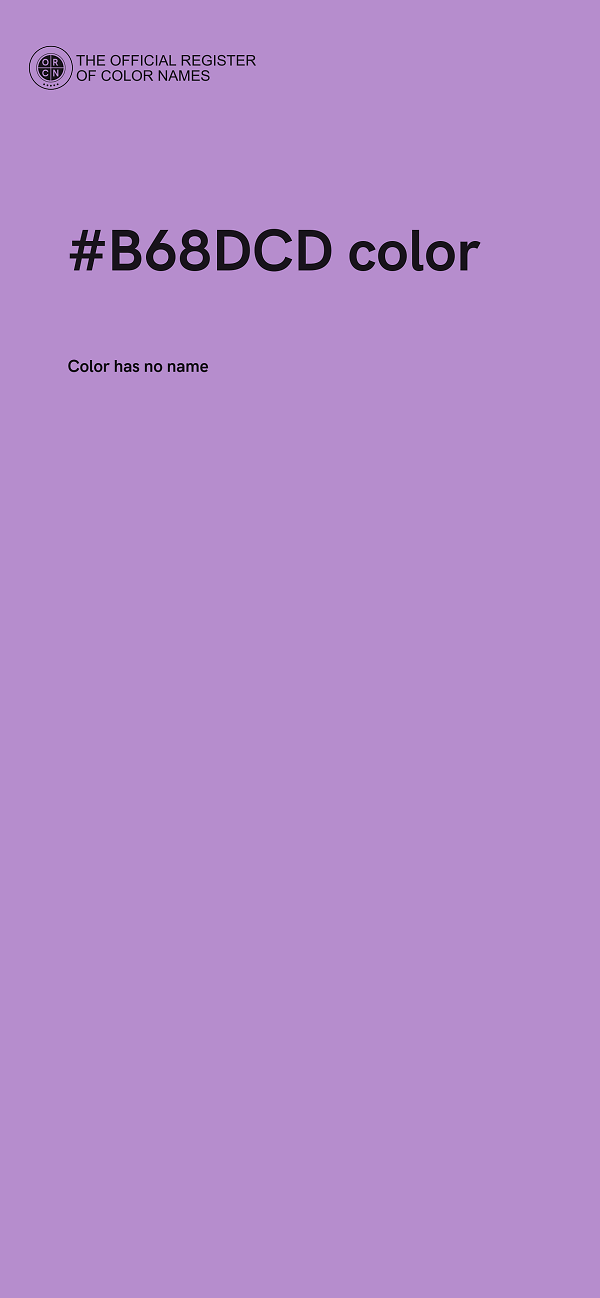 #B68DCD color image