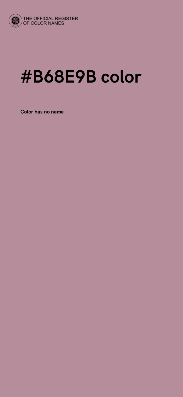 #B68E9B color image