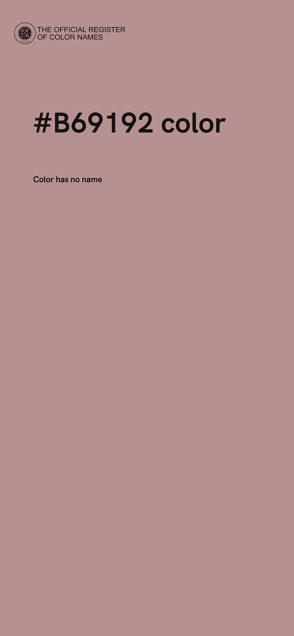 #B69192 color image
