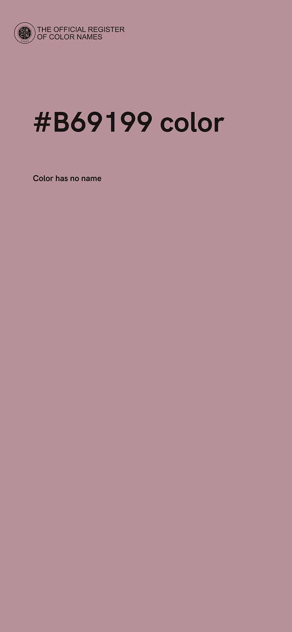#B69199 color image