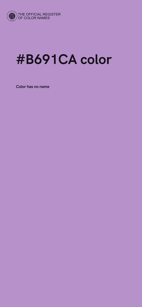 #B691CA color image