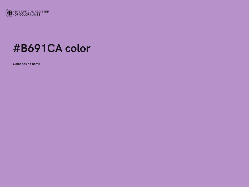 #B691CA color image