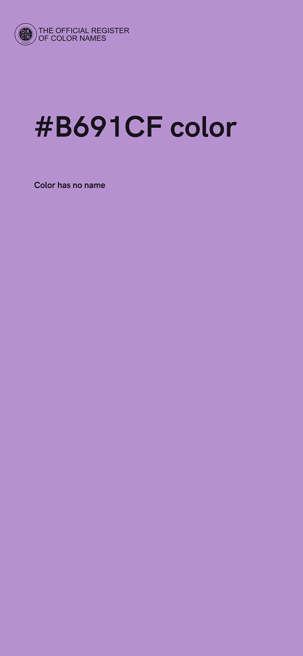 #B691CF color image