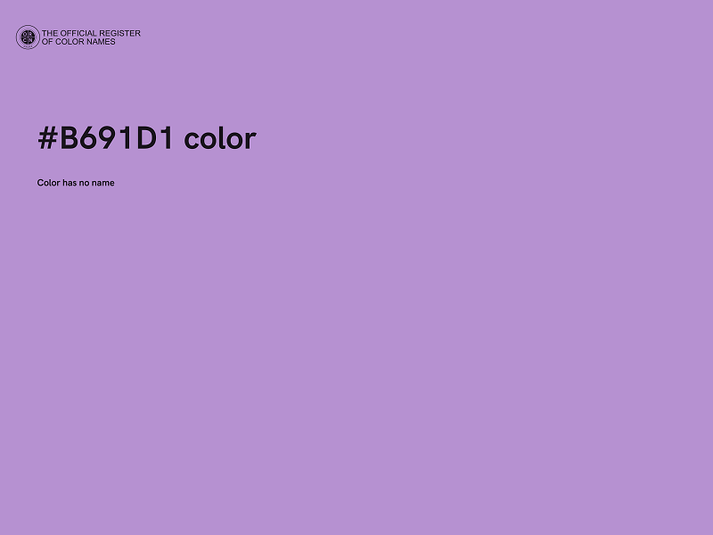 #B691D1 color image