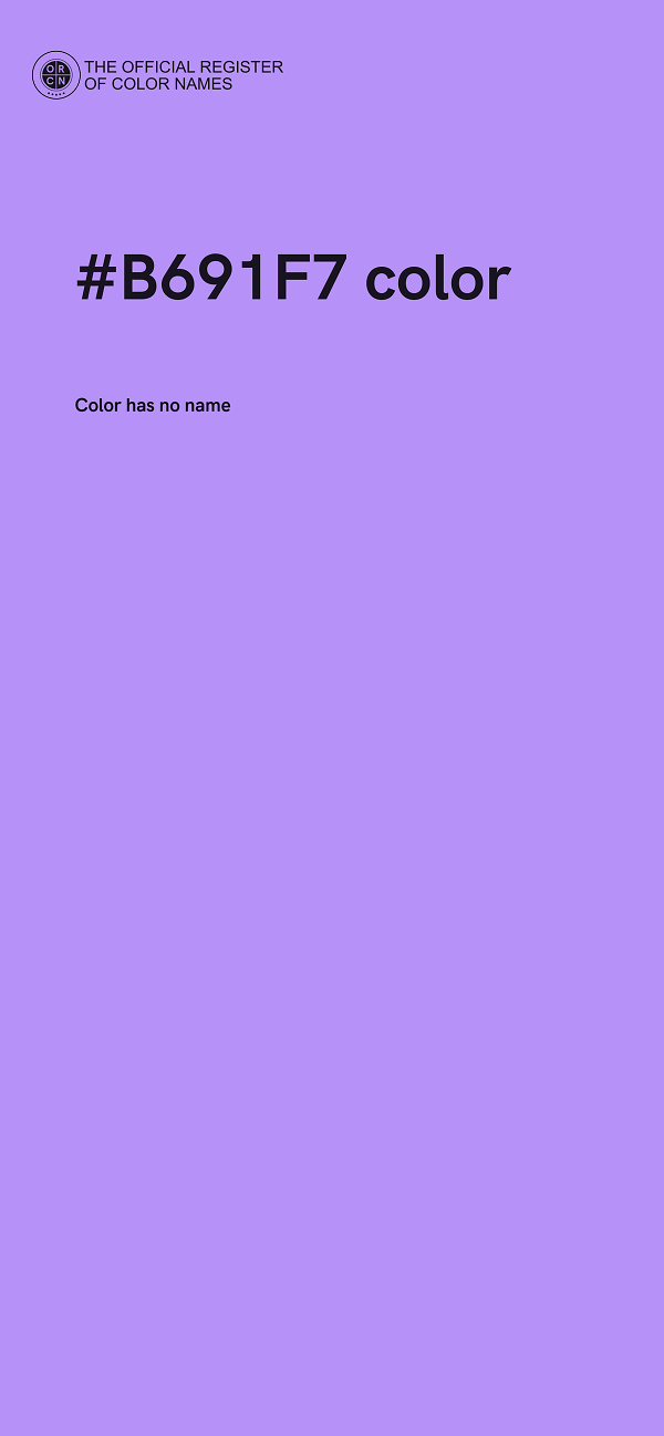 #B691F7 color image