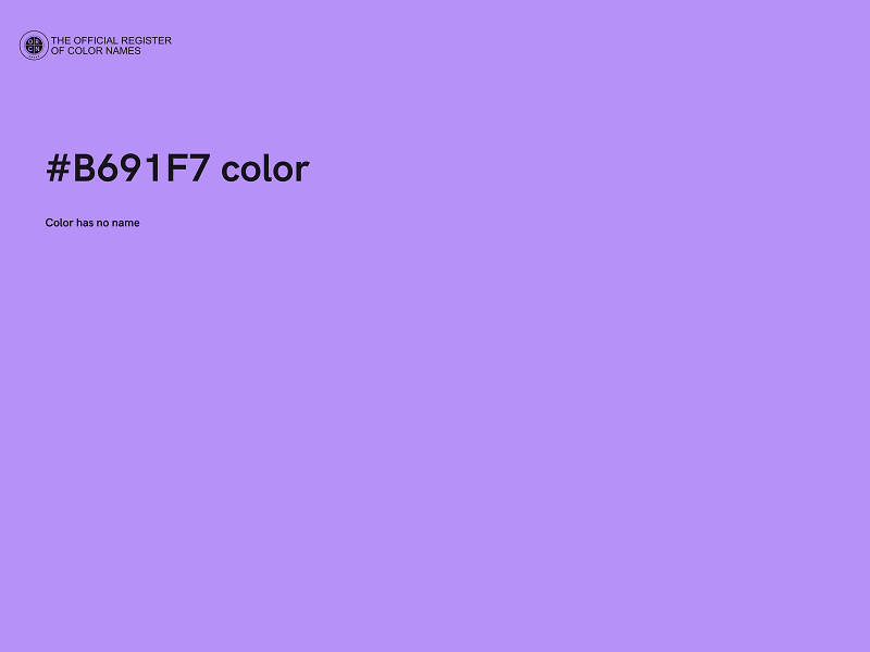 #B691F7 color image