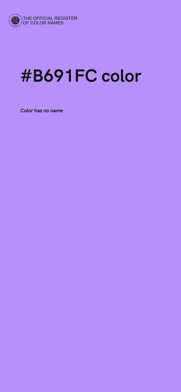 #B691FC color image
