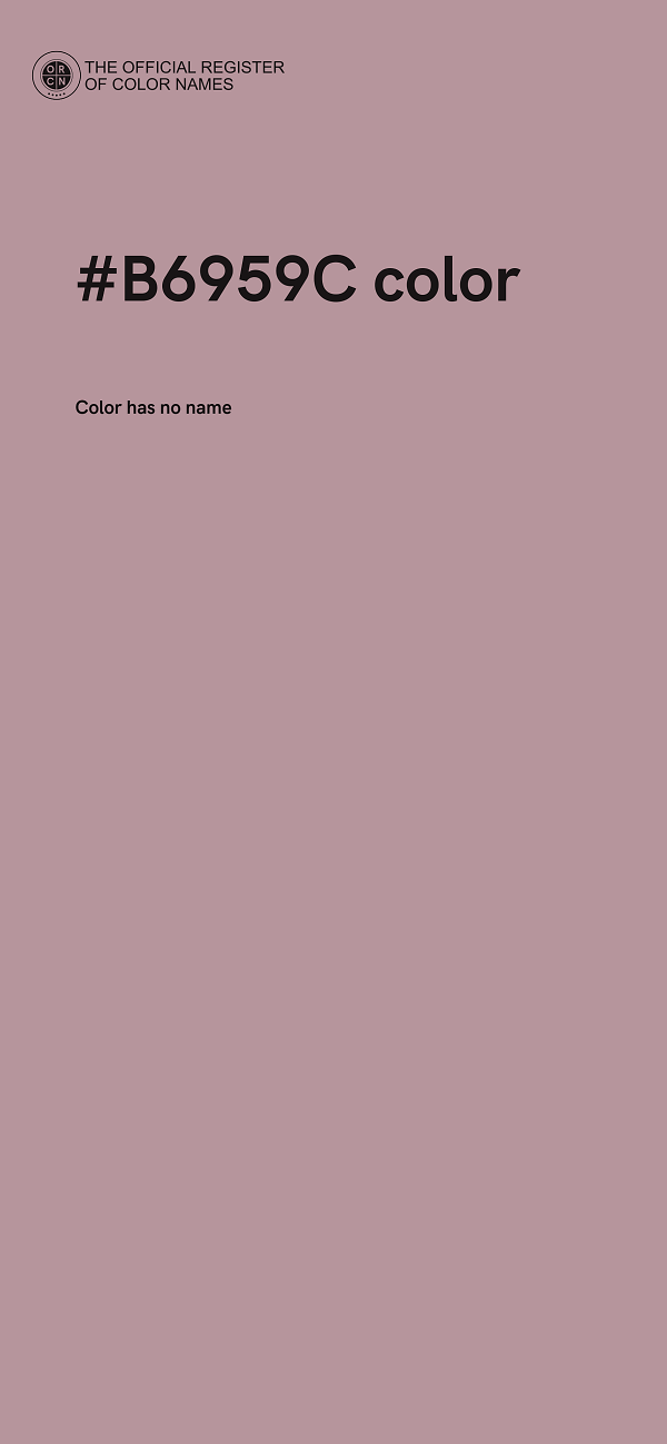 #B6959C color image