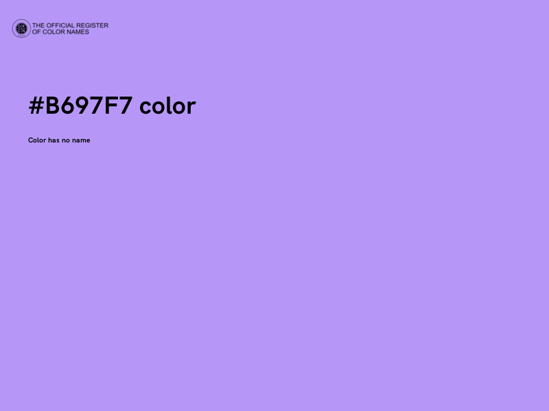 #B697F7 color image