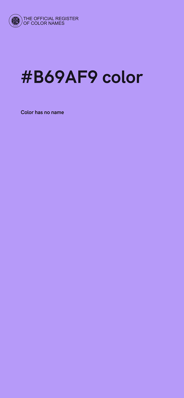 #B69AF9 color image