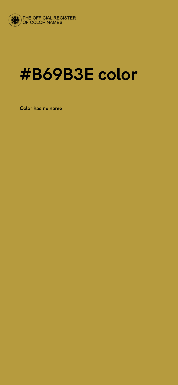 #B69B3E color image