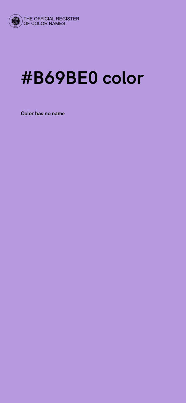 #B69BE0 color image