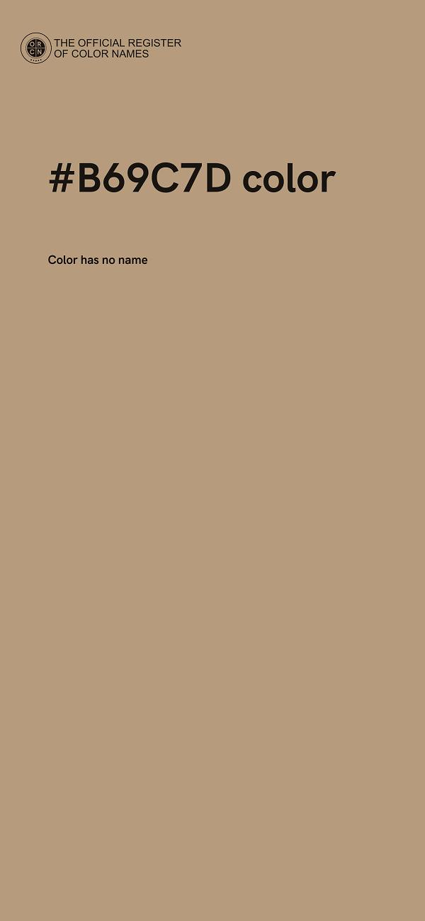 #B69C7D color image