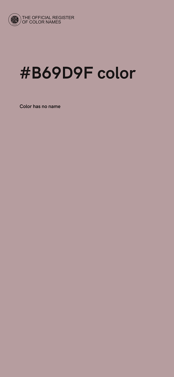 #B69D9F color image