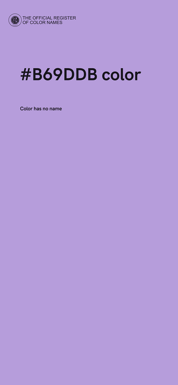 #B69DDB color image