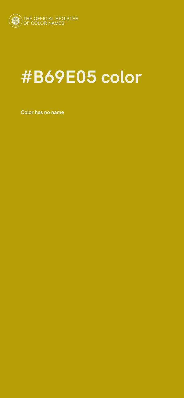 #B69E05 color image