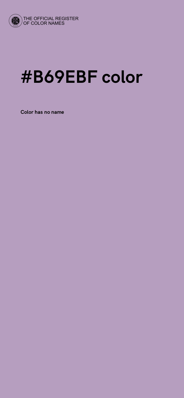 #B69EBF color image