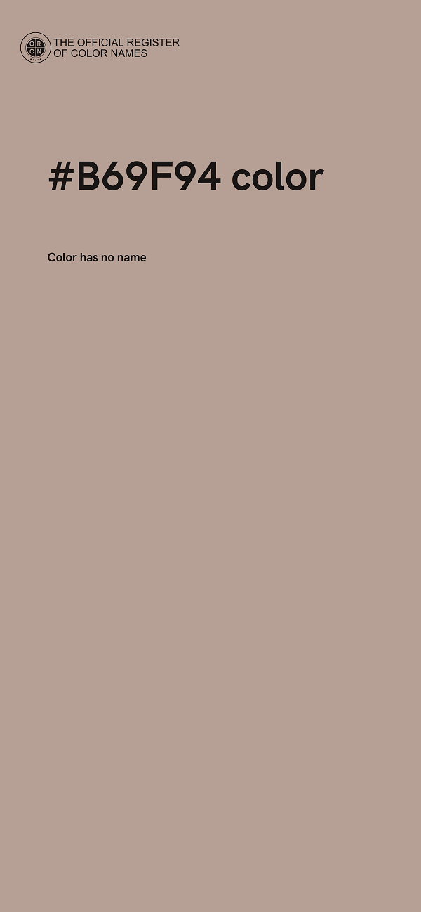 #B69F94 color image