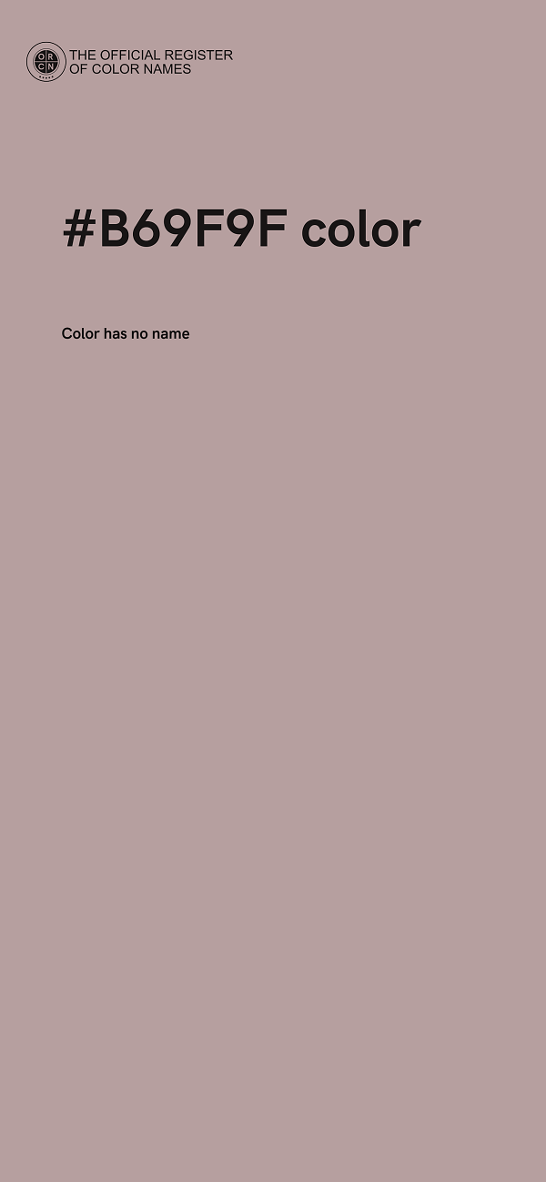 #B69F9F color image